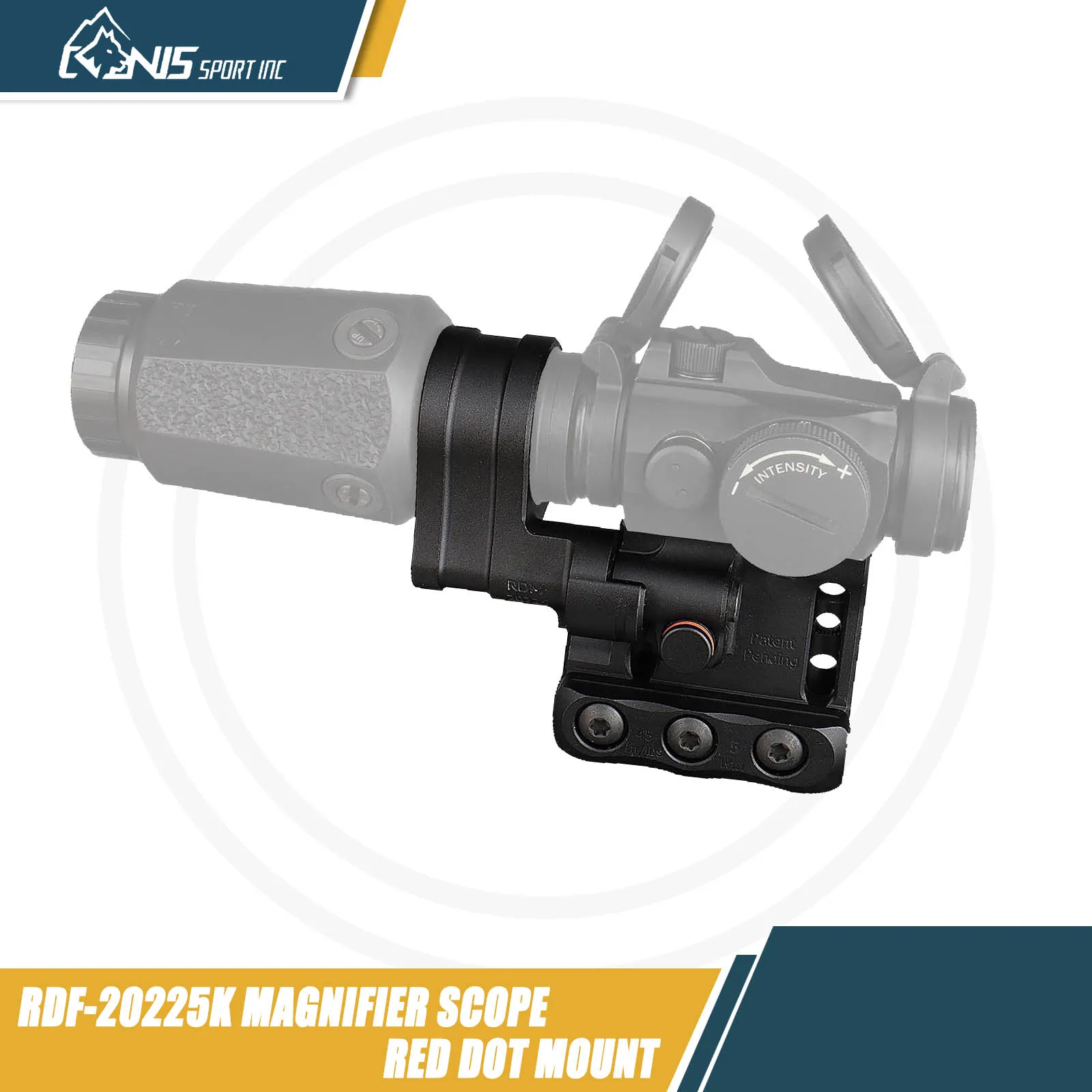 CANIS SPORT INC RDF-20225K Tactical Mount - Lightweight Aimpoint T2 Magnifier Adapter, 3-6x Quick-Release for Outdoor/Shooting
CANIS SPORT INC RDF-20225K Tactical Mount - Lightweight Aimpoint T2 Magnifier Adapter, 3-6x Quick-Release for Outdoor/Shooting