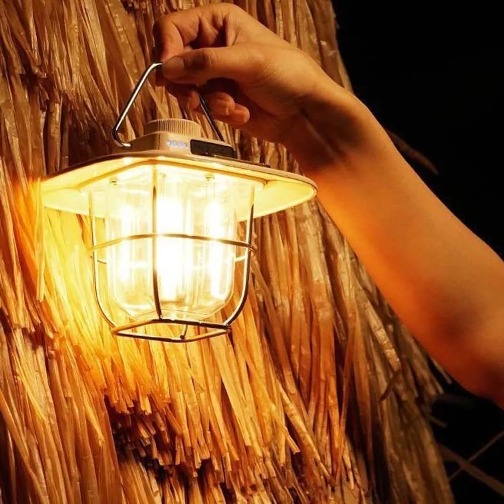 Vintage Hanging Retro Camping Lantern Waterproof 2000mAh Battery Tent Lamp Dimmable Plastic Emergency Survival Lights Wilderness
Vintage Hanging Retro Camping Lantern Waterproof 2000mAh Battery Tent Lamp Dimmable Plastic Emergency Survival Lights Wilderness