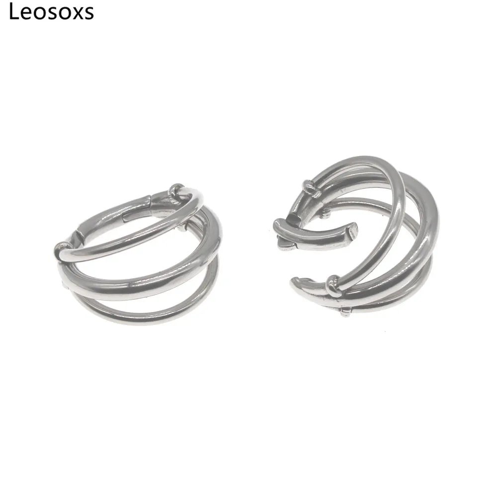 Leosoxs Stainless Steel Spring Clasp Ear Weight for Woman Men Ear Piercing Hoop Ear Plugs and Tunnels Gauges Jewelry Piercing
Leosoxs Stainless Steel Spring Clasp Ear Weight for Woman Men Ear Piercing Hoop Ear Plugs and Tunnels Gauges Jewelry Piercing