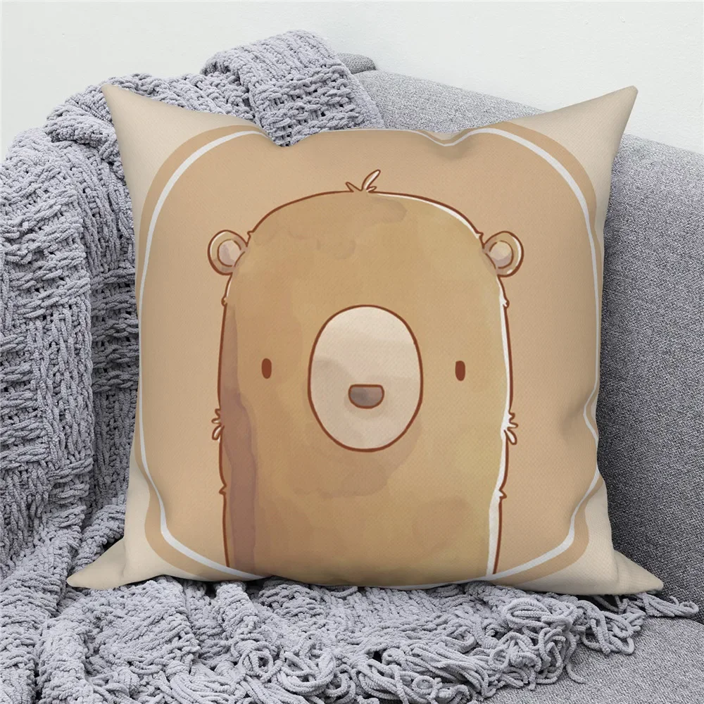 Customizable White Throw Pillow Cover Home Decor Sofa Decorative Pillow Cover Cartoon Animal Cushion Cover
Customizable White Throw Pillow Cover Home Decor Sofa Decorative Pillow Cover Cartoon Animal Cushion Cover