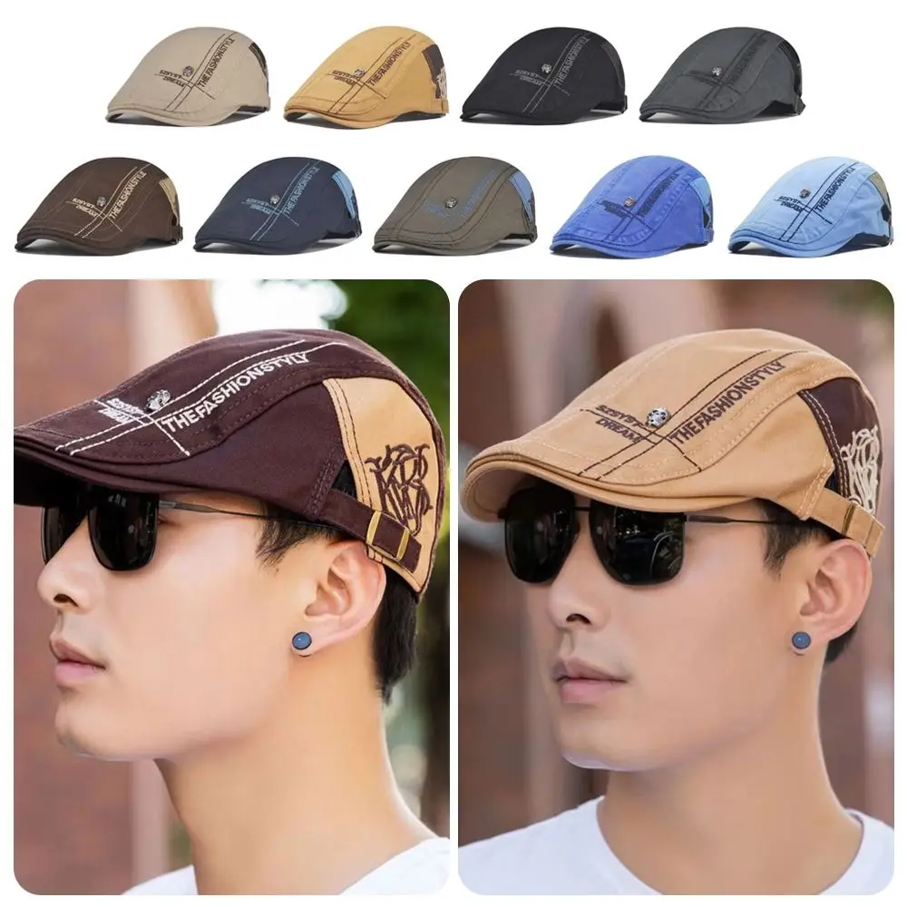 1Pcs New Four Seasons Men Hat Cotton Flat Summer Hat Forward Newsboy Cap for Outdoor Travel
1Pcs New Four Seasons Men Hat Cotton Flat Summer Hat Forward Newsboy Cap for Outdoor Travel