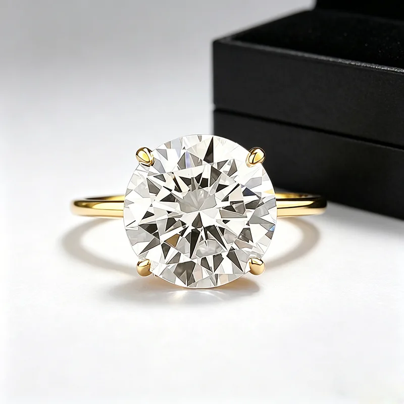 14K Gold Solitaire 10mm Lab Diamond Ring 925 Sterling Silver Engagement Wedding Band Rings for Women Bridal Promise Jewelry
14K Gold Solitaire 10mm Lab Diamond Ring 925 Sterling Silver Engagement Wedding Band Rings for Women Bridal Promise Jewelry