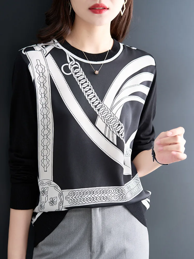 2024 New Knitted Shirt Early Autumn Elegant Knit Bottoming Shirts Sweater Tees Spring Casual Pullovers Sweater Basic Shirts Knit
2024 New Knitted Shirt Early Autumn Elegant Knit Bottoming Shirts Sweater Tees Spring Casual Pullovers Sweater Basic Shirts Knit