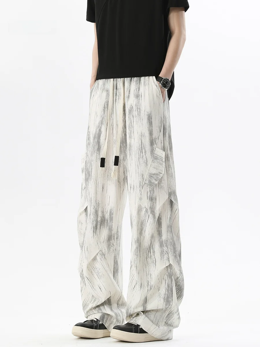 Men's Loose Fit Dyeing Work Pants Spring Fashion High-End Wide Leg Quick Dry Straight Leg Loose Sport Casual Pants
Men's Loose Fit Dyeing Work Pants Spring Fashion High-End Wide Leg Quick Dry Straight Leg Loose Sport Casual Pants