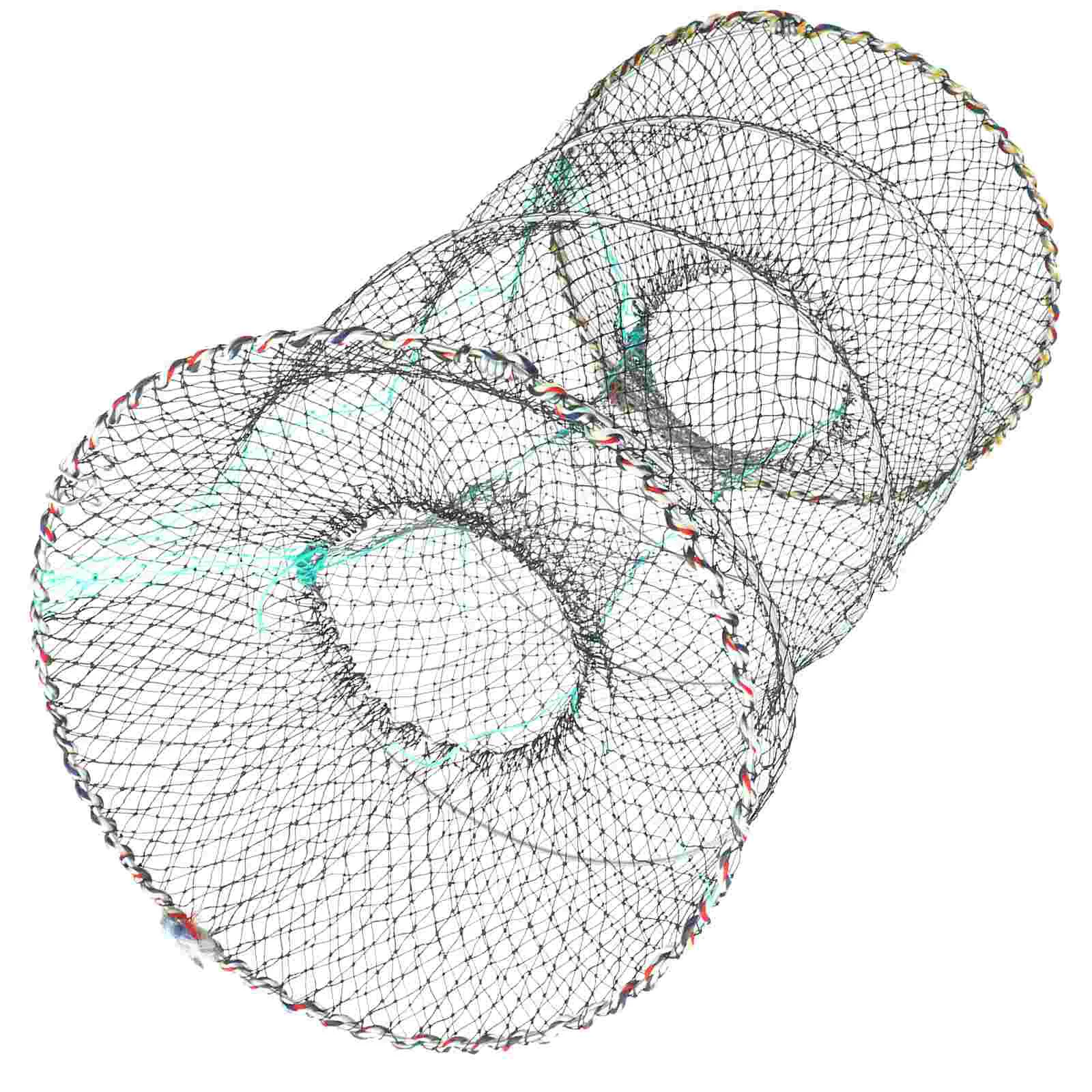 Foldable Bait Cast Mesh Trap Net Portable Fishing Landing Net Shrimp Cage for Fish Lobster Prawn Minnow Crayfish Crab with Hand
Foldable Bait Cast Mesh Trap Net Portable Fishing Landing Net Shrimp Cage for Fish Lobster Prawn Minnow Crayfish Crab with Hand