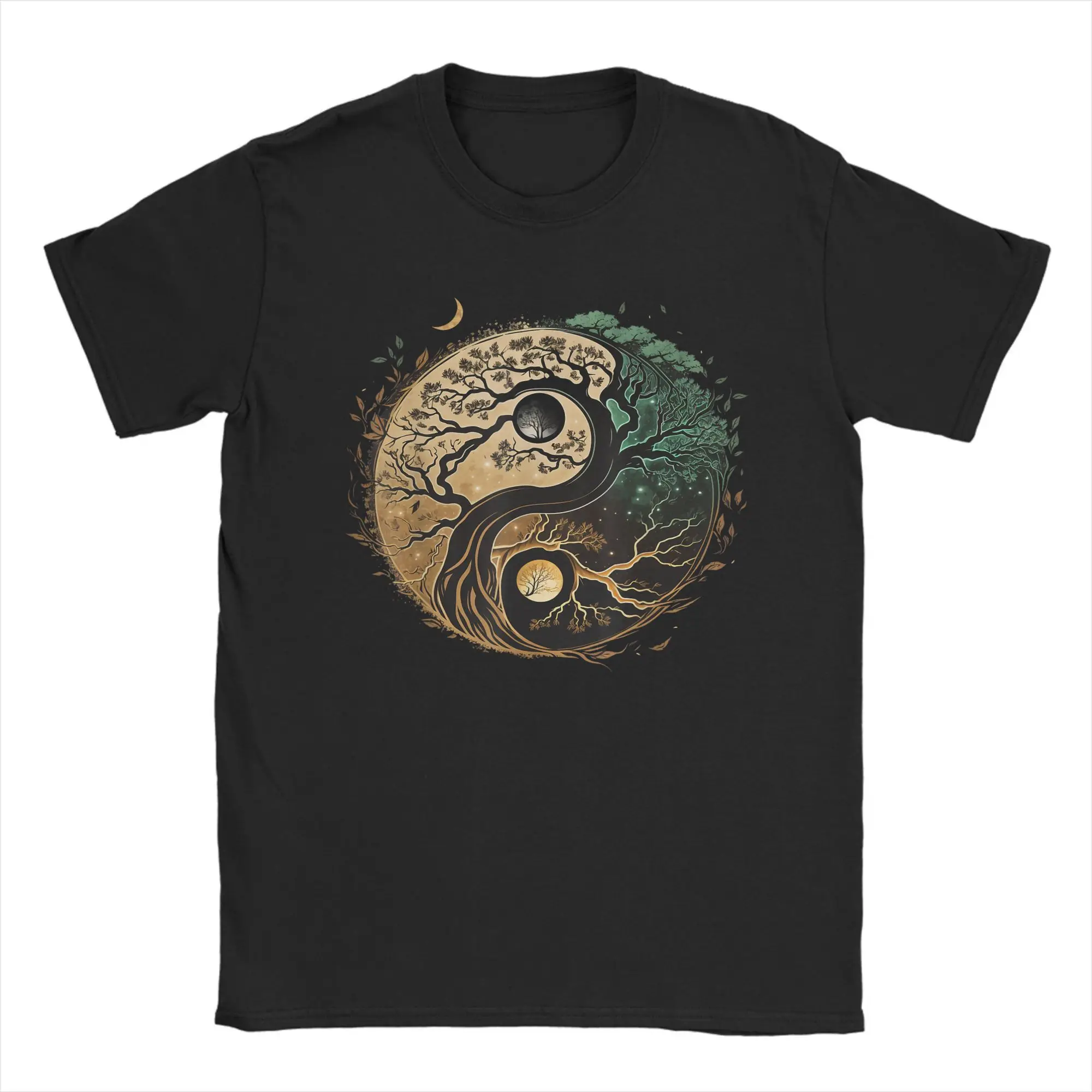 Yin Yang Bonsai on Spiritual Tree of Life Men T Shirt Funny Tee Shirt Short Sleeve Crewneck T-Shirt Cotton Birthday Gift Tops
Yin Yang Bonsai on Spiritual Tree of Life Men T Shirt Funny Tee Shirt Short Sleeve Crewneck T-Shirt Cotton Birthday Gift Tops