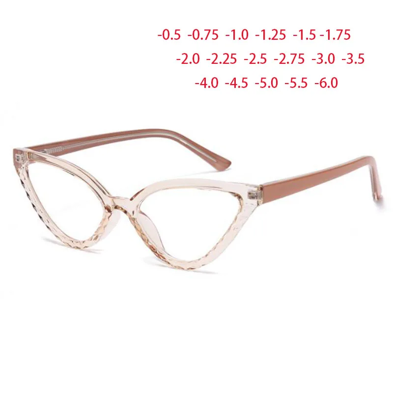 Vintage Women's Eyeglass Cat Eye Glasses TR90 Frame Crystal Eyeglasse Myopia Eyewear Diopters Minus -1.0 -1.5 -2.0 To -6.0
Vintage Women's Eyeglass Cat Eye Glasses TR90 Frame Crystal Eyeglasse Myopia Eyewear Diopters Minus -1.0 -1.5 -2.0 To -6.0