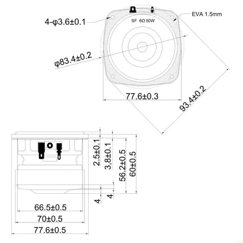 J6BC 3-дюймовый Subwoofer Speaker 6OM 30W Ультитипно-басовый опыт для домашнего кинотеатра и Bluetooth-совместимых устройств
J6BC 3-дюймовый Subwoofer Speaker 6OM 30W Ультитипно-басовый опыт для домашнего кинотеатра и Bluetooth-совместимых устройств