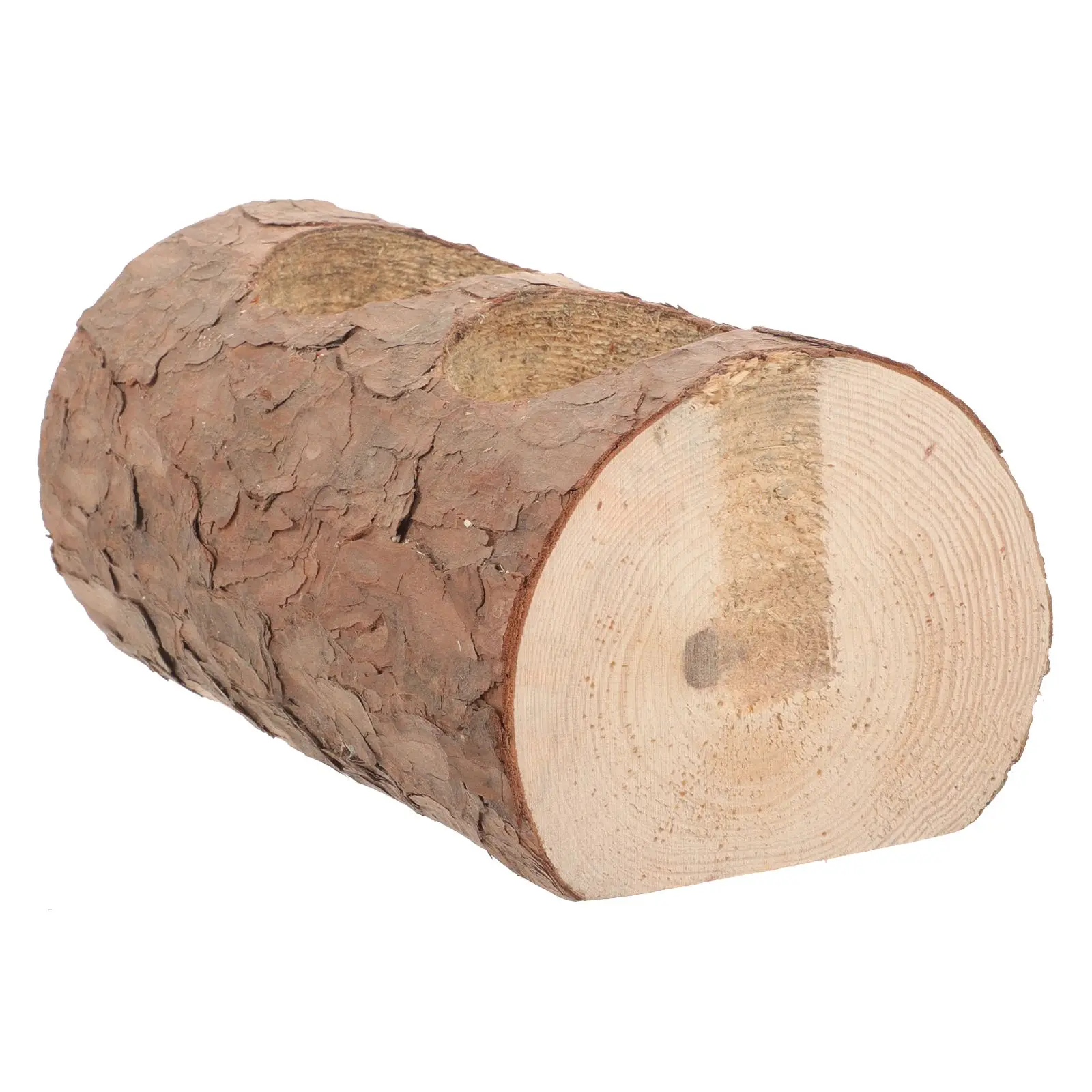 Solid Wood Planters 2 Holes 6cm Diameter Vintage Stump Pot for Succulents Home Office Decor Wooden Flowerpot Container Storage
Solid Wood Planters 2 Holes 6cm Diameter Vintage Stump Pot for Succulents Home Office Decor Wooden Flowerpot Container Storage