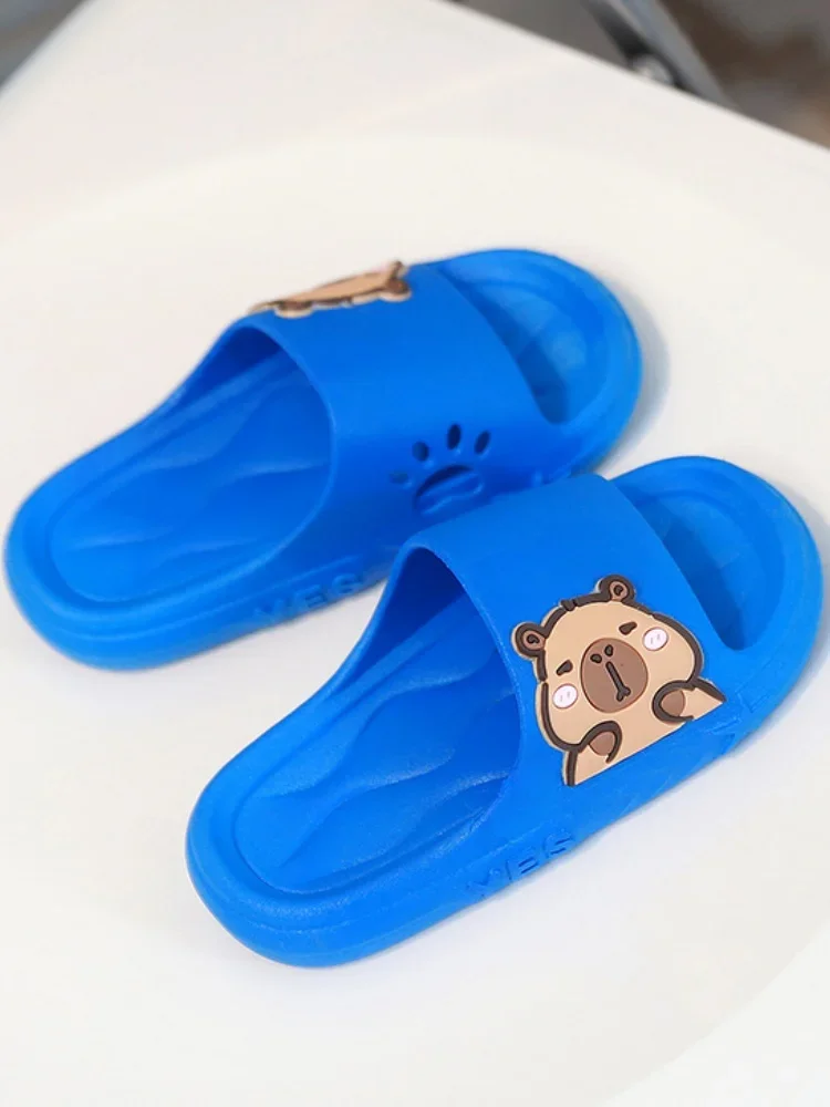 Новая летняя детская обувь из ЭВА, детские тапочки с милым узором, удобная пляжная обувь с открытым носком, домашняя обувь
Новая летняя детская обувь из ЭВА, детские тапочки с милым узором, удобная пляжная обувь с открытым носком, домашняя обувь