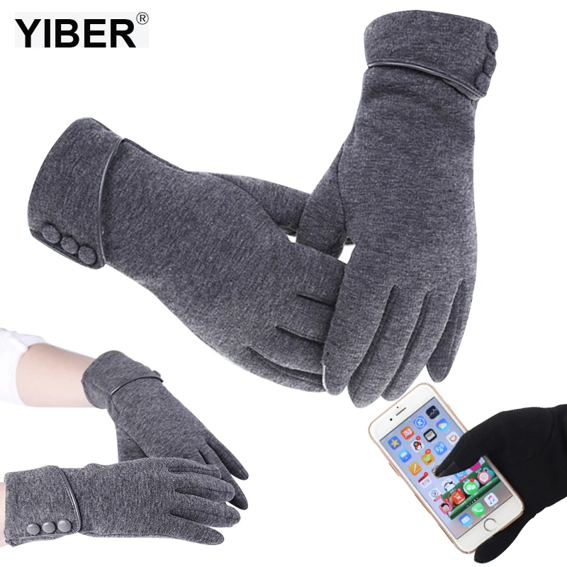 Winter Touch Screen Gloves Women Men Warm Knitting Finger Gloves Non-Slip Button Gloves Women Luxury Wrist Warmer Solid Mittens
Winter Touch Screen Gloves Women Men Warm Knitting Finger Gloves Non-Slip Button Gloves Women Luxury Wrist Warmer Solid Mittens