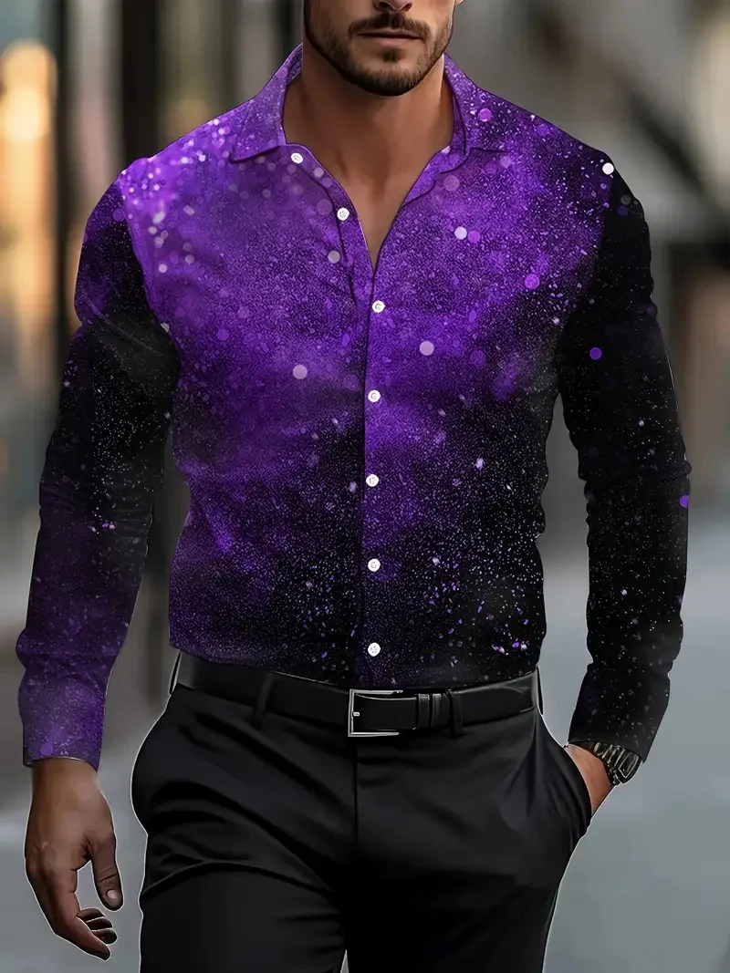 New Men's Long Sleeve Shirt Flip-over Single Buckle Design Wolf Shirt Daily Fashion Trend New Collection
New Men's Long Sleeve Shirt Flip-over Single Buckle Design Wolf Shirt Daily Fashion Trend New Collection