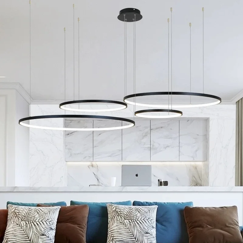 New modern led chandelier for living room bedroom dining room aluminum Ring Indoor Pendant chandelier lamp lighting
New modern led chandelier for living room bedroom dining room aluminum Ring Indoor Pendant chandelier lamp lighting
