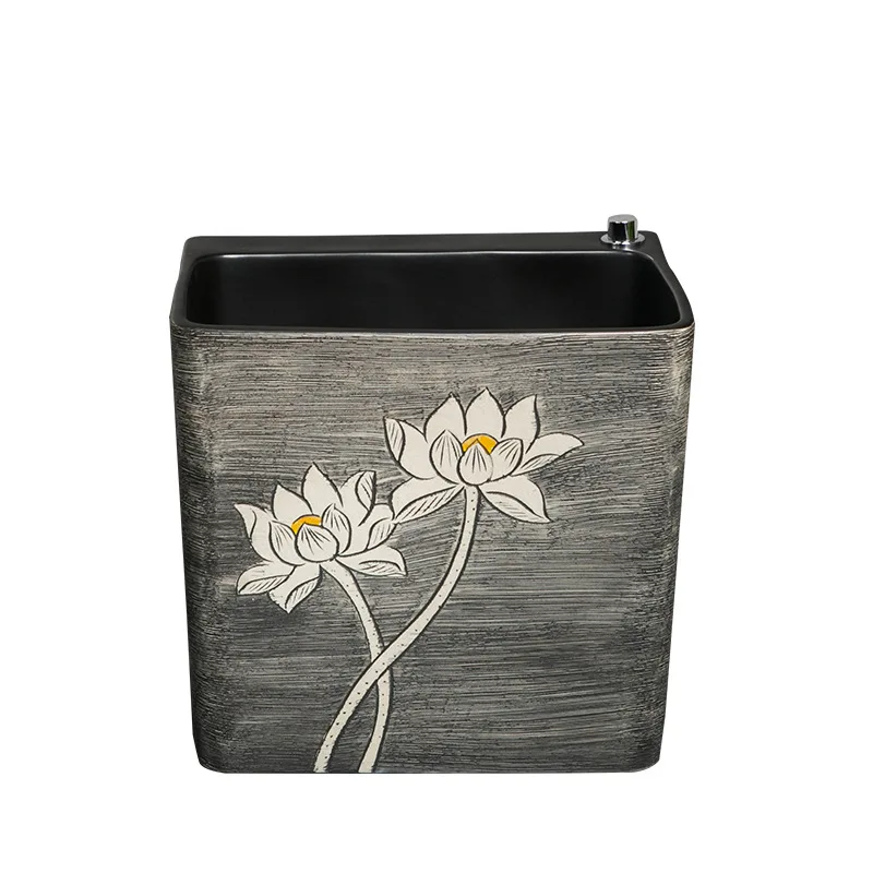 Balcony Mop Pool Ceramic Mop Basin Household Toilet Outdoor Mop Pool
Balcony Mop Pool Ceramic Mop Basin Household Toilet Outdoor Mop Pool