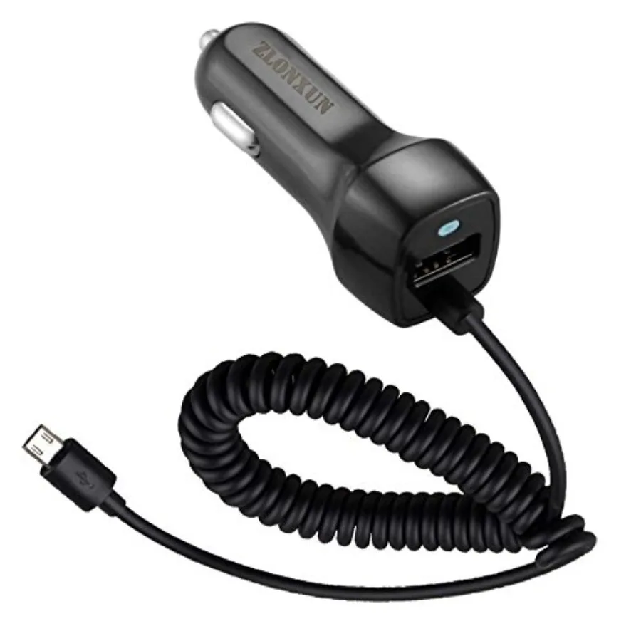 Car Charger with Micro USB Cable for Samsung Galaxy S7 Edge/A10/S6/J7/J8/J6/A9, LG K20/K30/G4/Stylo 3, Motorola X/Moto E7/E6/G5
Car Charger with Micro USB Cable for Samsung Galaxy S7 Edge/A10/S6/J7/J8/J6/A9, LG K20/K30/G4/Stylo 3, Motorola X/Moto E7/E6/G5