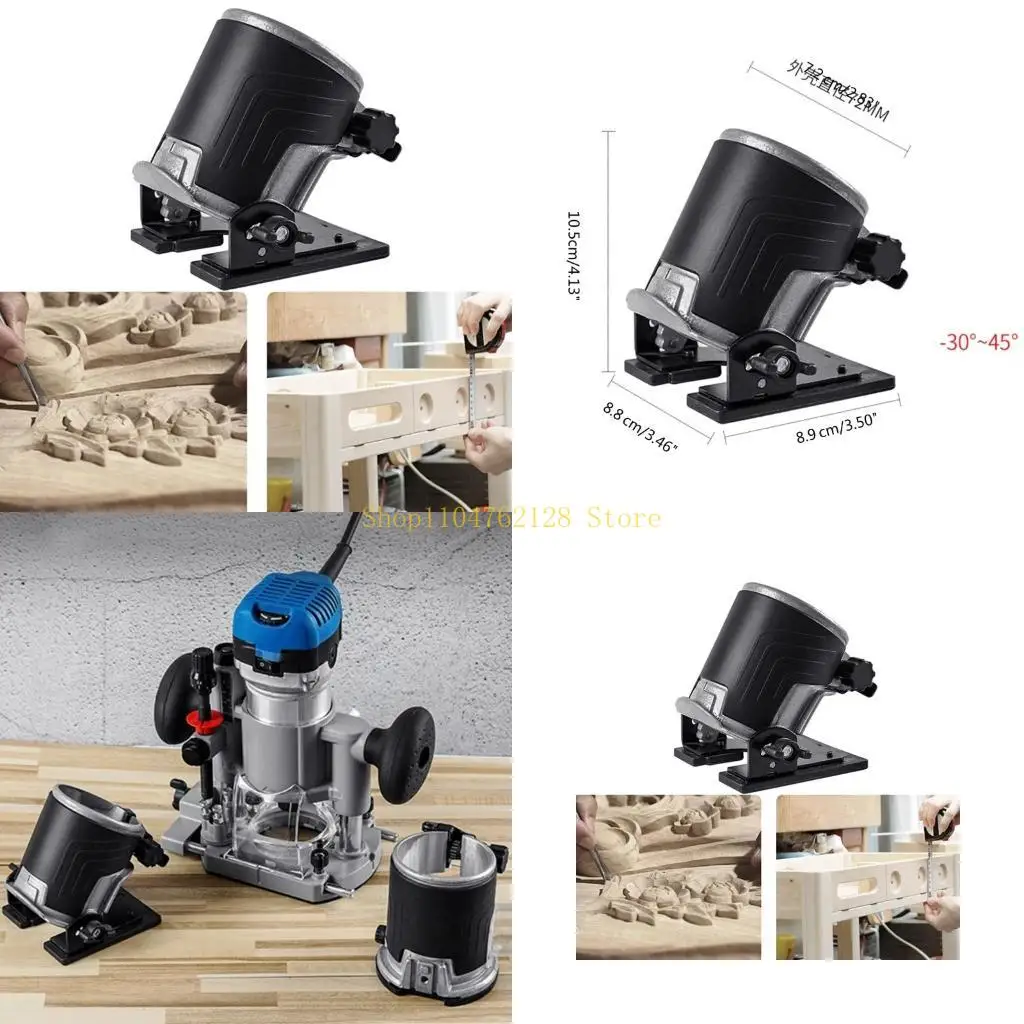 65mm Plunge Router Base Dust Cover Milling Cutter Base Trimming Machine Bakelite Stand Woodworking Slotting best sale
65mm Plunge Router Base Dust Cover Milling Cutter Base Trimming Machine Bakelite Stand Woodworking Slotting best sale
