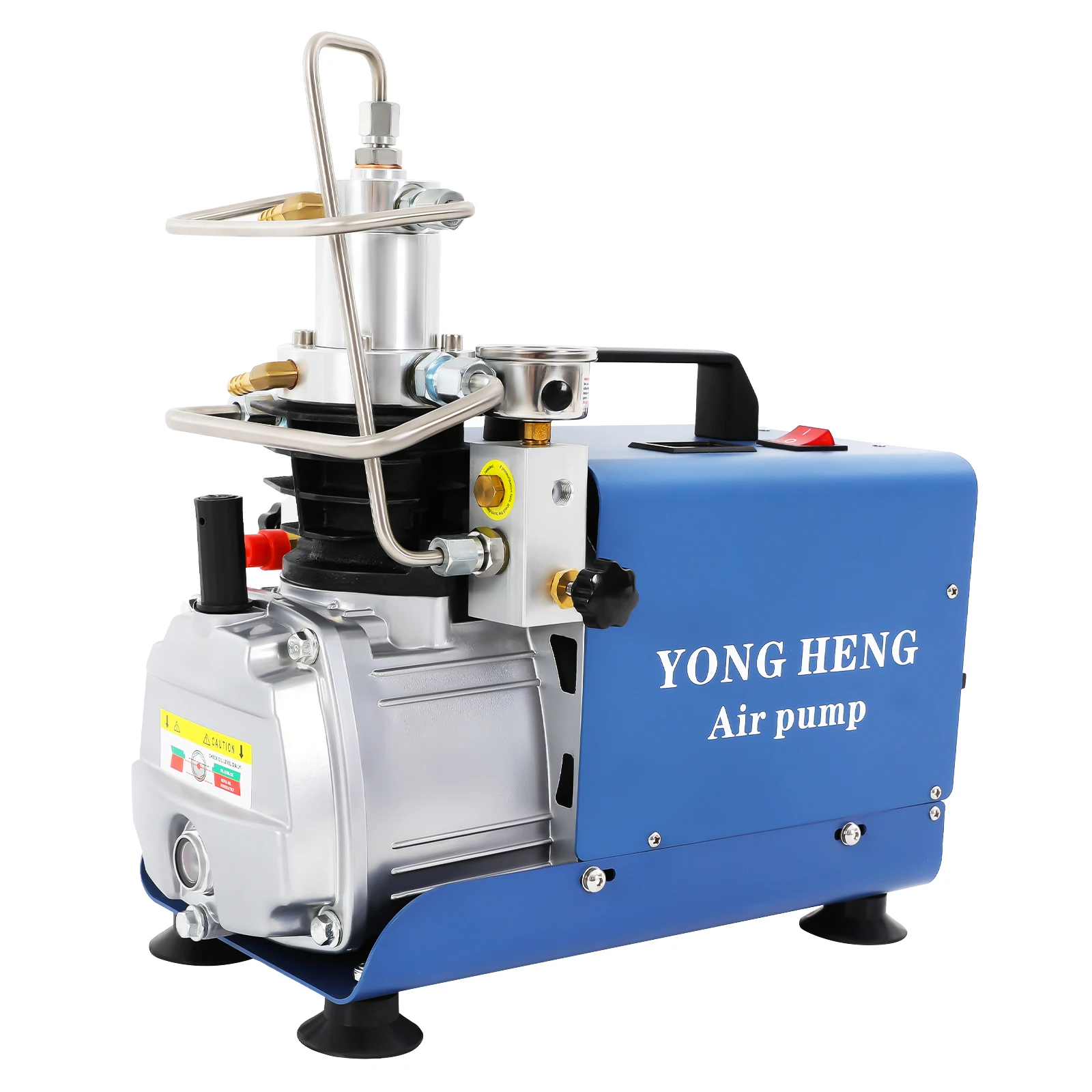 1.8KW Dual Cooling High Pressure Air Compressor Pump, 30Mpa 4500PSI, for Leak Testing & Inflating Tires, Boats
1.8KW Dual Cooling High Pressure Air Compressor Pump, 30Mpa 4500PSI, for Leak Testing & Inflating Tires, Boats