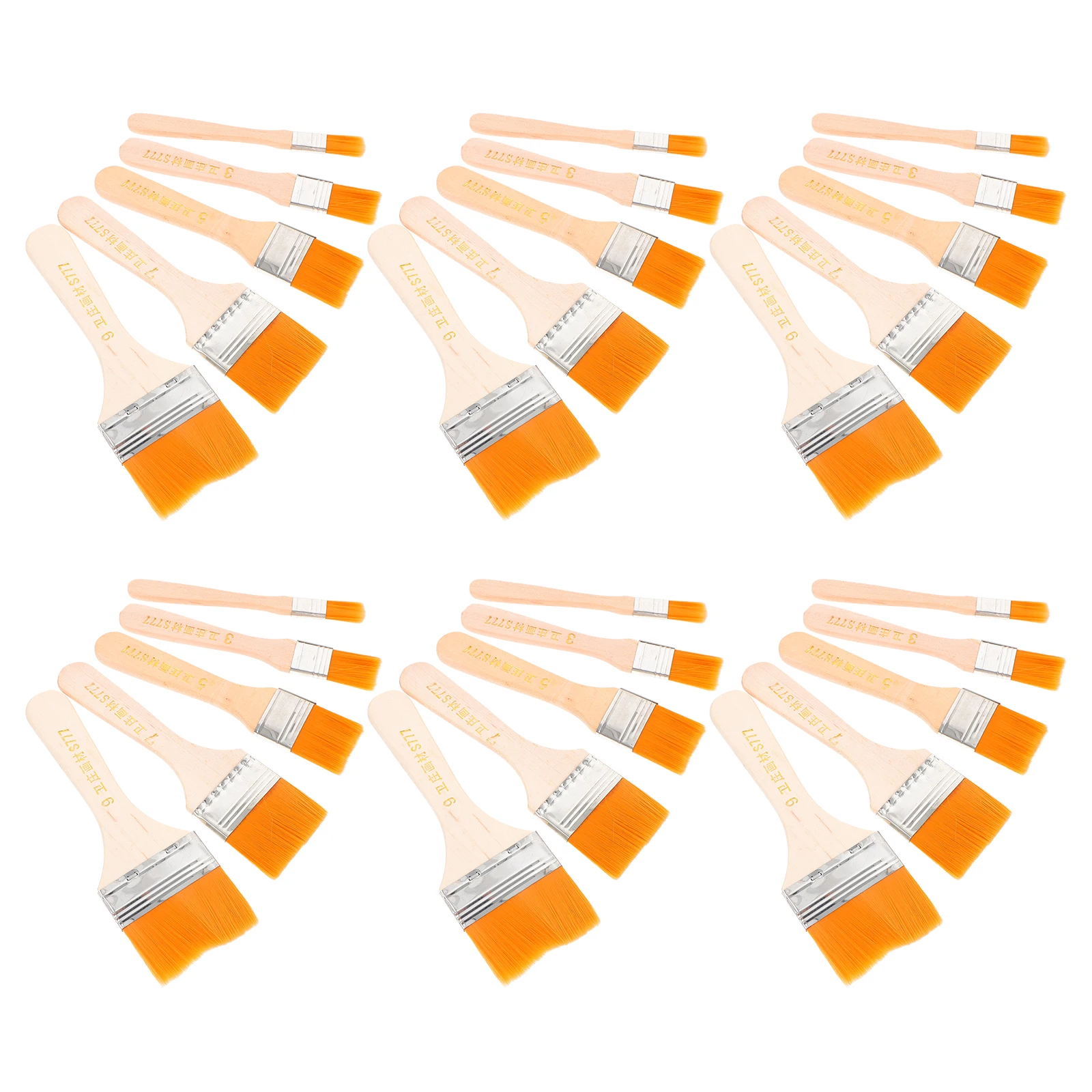 50 Pcs Oil Painting Brushes Flat Paint Brush Set for Acrylic Watercolor Nylon Craft Purpose Easy to Clean Durable
50 Pcs Oil Painting Brushes Flat Paint Brush Set for Acrylic Watercolor Nylon Craft Purpose Easy to Clean Durable