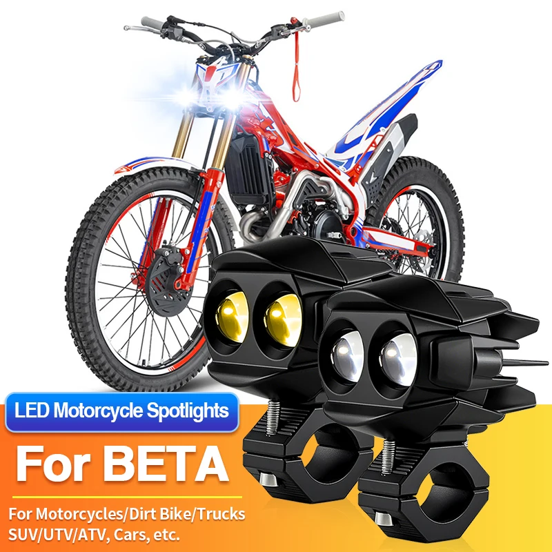 1 Set LED Motorcycles Headlight Dual Color Spotlight Truck Car SUV ATV 12V for BETA RR-Race Edition 300 390 480 200 250 350 430
1 Set LED Motorcycles Headlight Dual Color Spotlight Truck Car SUV ATV 12V for BETA RR-Race Edition 300 390 480 200 250 350 430