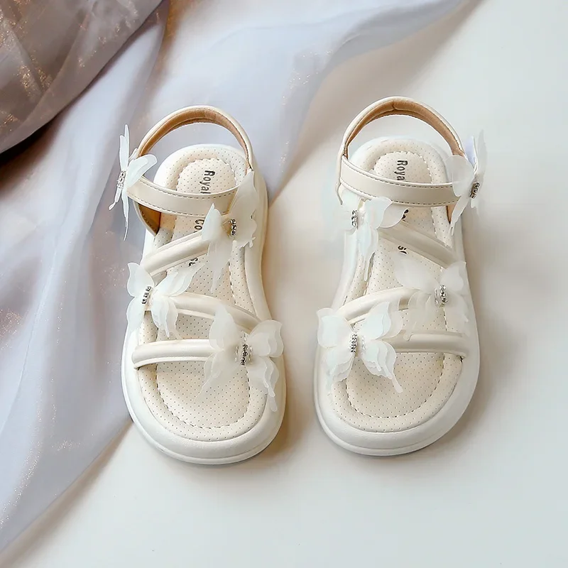 Summer Children School Sandals Sweet Lace Girl Princess Causal Sandals Thick Bottom Open-toe Kids Beach Dress Sandals Fashion
Summer Children School Sandals Sweet Lace Girl Princess Causal Sandals Thick Bottom Open-toe Kids Beach Dress Sandals Fashion