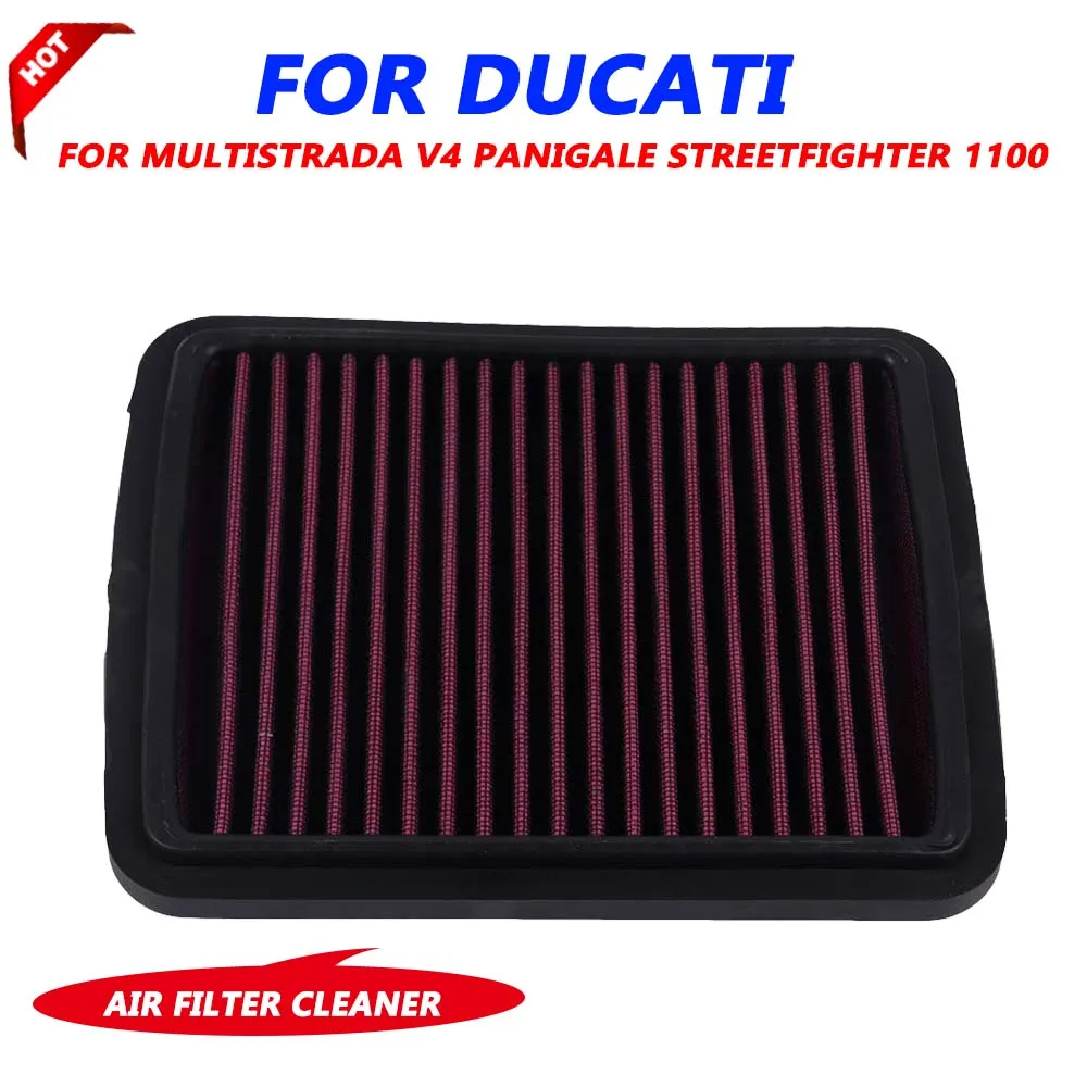 For Ducati Multistrada 1200 V4 S R Panigale Streetfighter 1100 Motorcycle Accessories Air Filter Cleaner Air Element Cleaner
For Ducati Multistrada 1200 V4 S R Panigale Streetfighter 1100 Motorcycle Accessories Air Filter Cleaner Air Element Cleaner