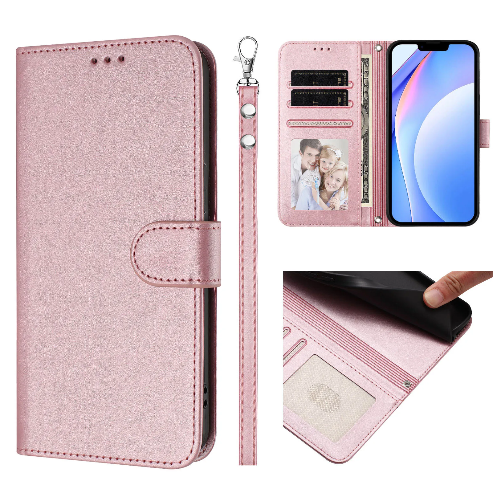 WEFOR RFID Wallet Case for iPhone 14 13 12 11 Pro Max XS Max XR SE 7 8, Flip Book Cover with Credit Card Holder for Women Men
WEFOR RFID Wallet Case for iPhone 14 13 12 11 Pro Max XS Max XR SE 7 8, Flip Book Cover with Credit Card Holder for Women Men