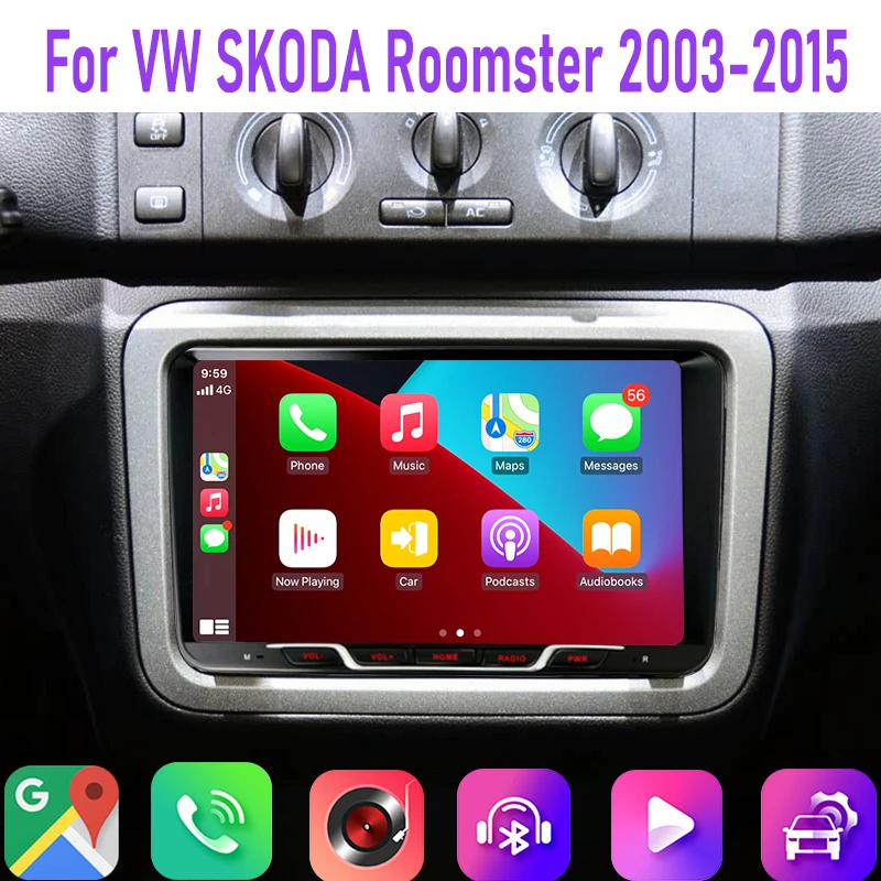 9" 4GB+64GB For VW SKODA Roomster 2003-2015 Car Radio CarPlay Google Map Bluetooth GPS Android Auto Stereo Car Multimedia Player
9" 4GB+64GB For VW SKODA Roomster 2003-2015 Car Radio CarPlay Google Map Bluetooth GPS Android Auto Stereo Car Multimedia Player