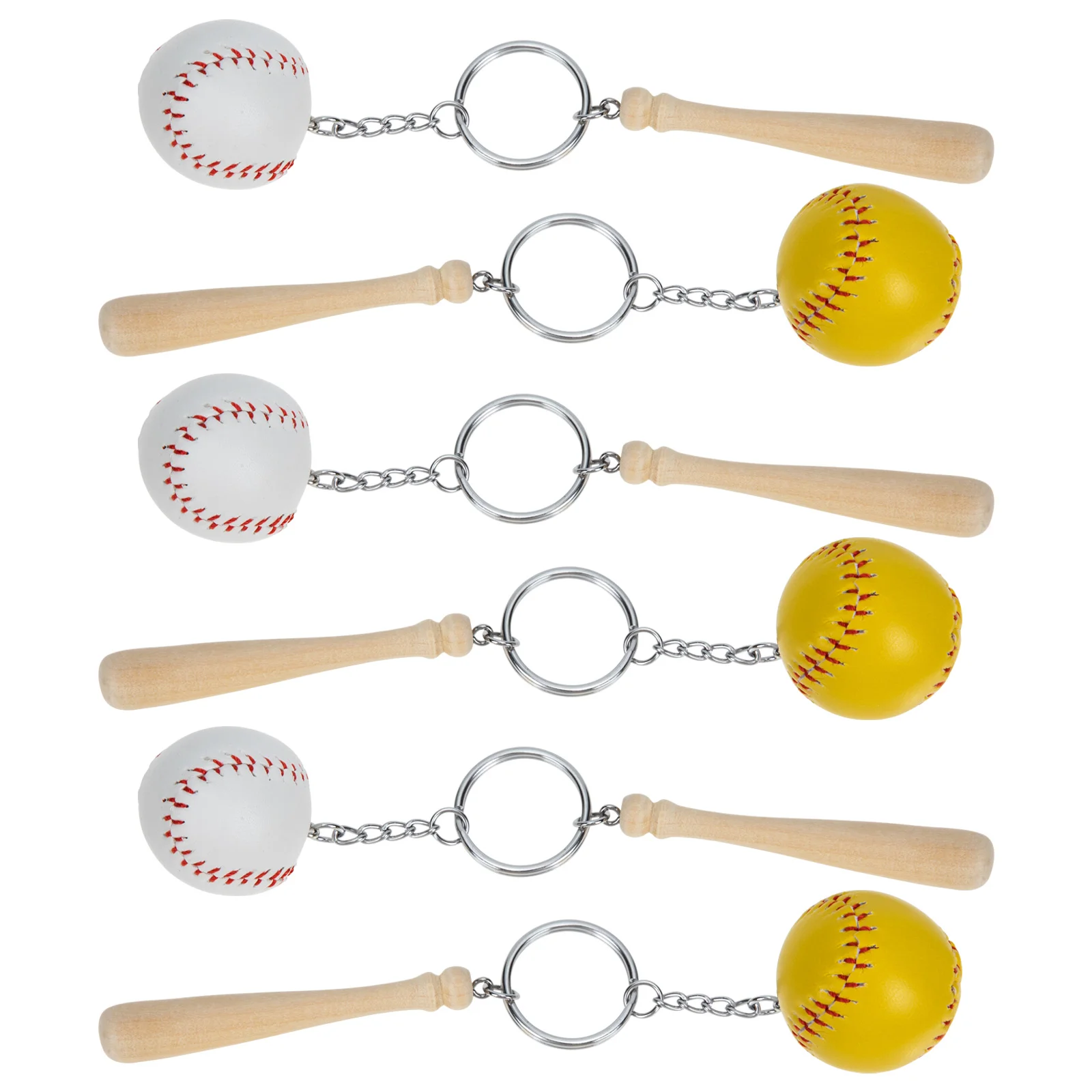 6 Pcs Key Chain Baseball Keychains for Boys Bags Hanging Decor Pendant Decors Keyrings Women Man Alloy
6 Pcs Key Chain Baseball Keychains for Boys Bags Hanging Decor Pendant Decors Keyrings Women Man Alloy