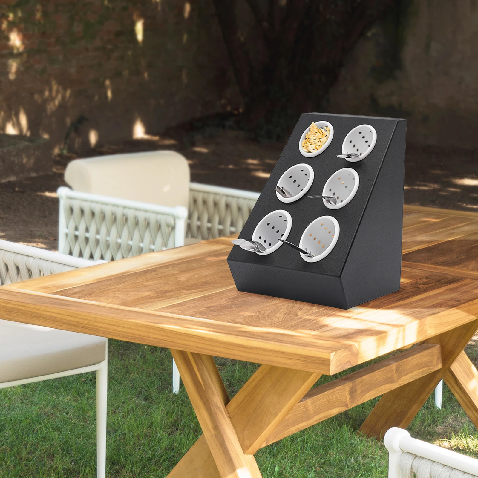 Органайзер для посуды из нержавеющей стали с 6 отделениями, стеллаж для хранения ножей, вилок, ложек, тяжелый держатель для посуды с 6 съемными вкладышами
Органайзер для посуды из нержавеющей стали с 6 отделениями, стеллаж для хранения ножей, вилок, ложек, тяжелый держатель для посуды с 6 съемными вкладышами