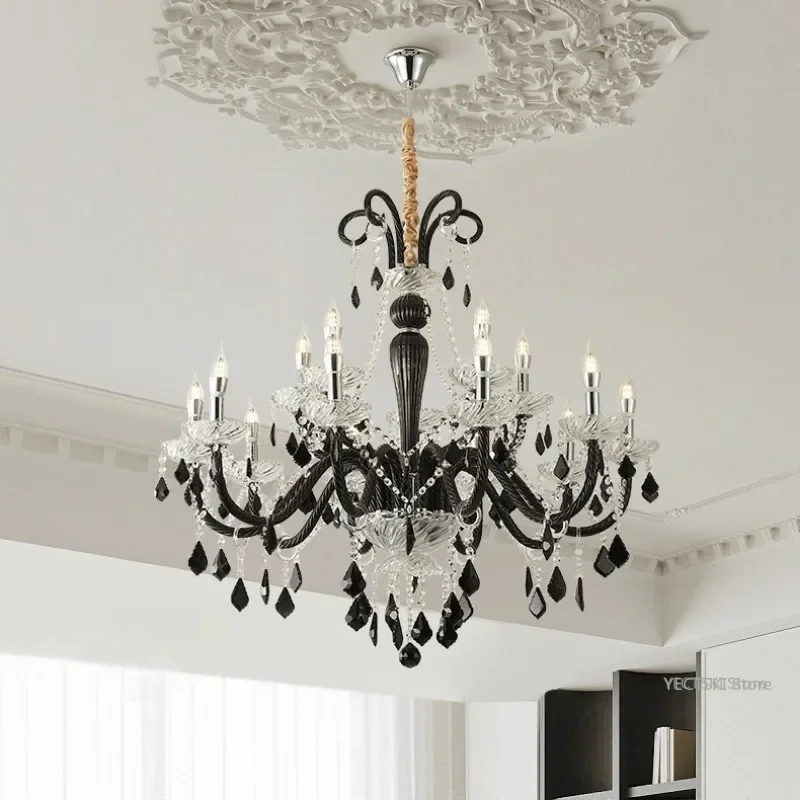 GHJUYIOL French crystal chandelier, artistic luxury, living room, grand study, master bedroom, room light
GHJUYIOL French crystal chandelier, artistic luxury, living room, grand study, master bedroom, room light
