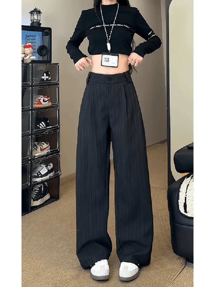 Cleanfit Men's Autumn Faion Loose Feel Knife Stripe Pleated West Pants Casual Long Trousers Youth ular Sle
Cleanfit Men's Autumn Faion Loose Feel Knife Stripe Pleated West Pants Casual Long Trousers Youth ular Sle