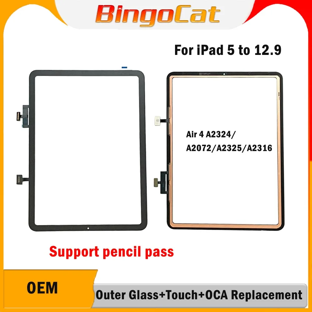 Novecel 2pc OEM For iPad 8 8th Gen 2020 A2270 A2428 A2429 10.2 LCD Outer Touch Screen Digitizer Front Glass Display Panel Part
Novecel 2pc OEM For iPad 8 8th Gen 2020 A2270 A2428 A2429 10.2 LCD Outer Touch Screen Digitizer Front Glass Display Panel Part
