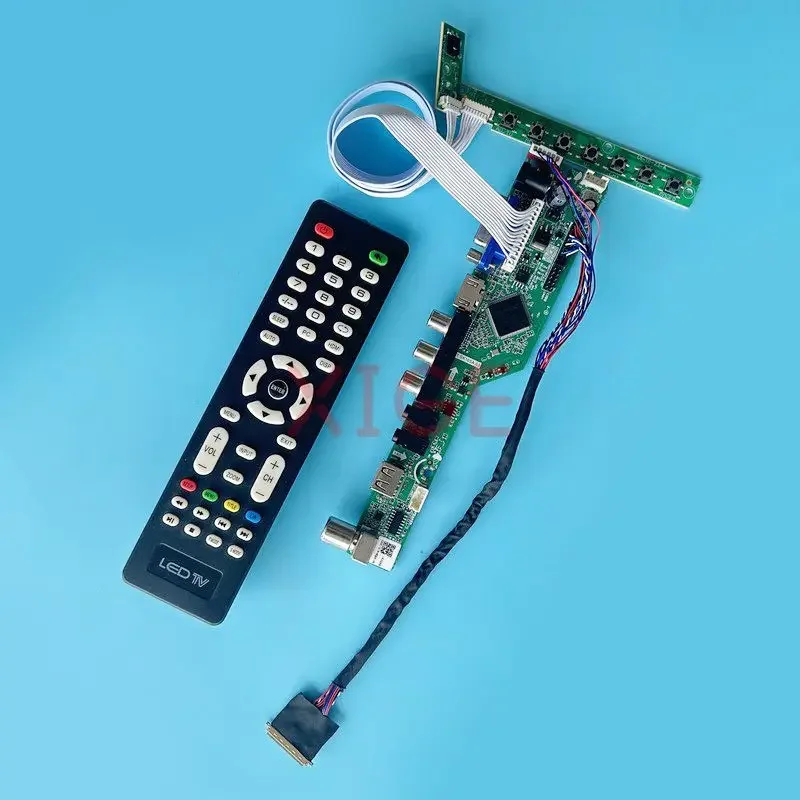 LCD Driver Board Fit B121EW09 LP121WX3 N121IB LTN121AT06 1280x800 Laptop Screen Kit 40 Pin LVDS Analog TV VGA+HDMI+AV+USB 12.1"
LCD Driver Board Fit B121EW09 LP121WX3 N121IB LTN121AT06 1280x800 Laptop Screen Kit 40 Pin LVDS Analog TV VGA+HDMI+AV+USB 12.1"