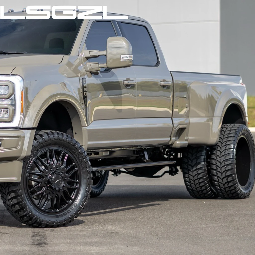 Hot-selling Custom Luxury Forged Black Dually Rim 22 24 26 28 30 Inch for GMC Ram FORD 6x139.7 8x165.1 Rims
Hot-selling Custom Luxury Forged Black Dually Rim 22 24 26 28 30 Inch for GMC Ram FORD 6x139.7 8x165.1 Rims
