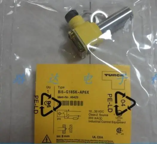 BI5-G18SK-AP6X BI5-G18SK-AN6X M18 Датчик приближения 100% новый, высокое качество
BI5-G18SK-AP6X BI5-G18SK-AN6X M18 Датчик приближения 100% новый, высокое качество