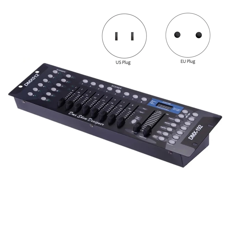 1 шт. 192 DMX-контроллер DMX-консоль для светодиодов Par с подвижной головкой, контроллер лазерных прожекторов, вилка стандарта США
1 шт. 192 DMX-контроллер DMX-консоль для светодиодов Par с подвижной головкой, контроллер лазерных прожекторов, вилка стандарта США