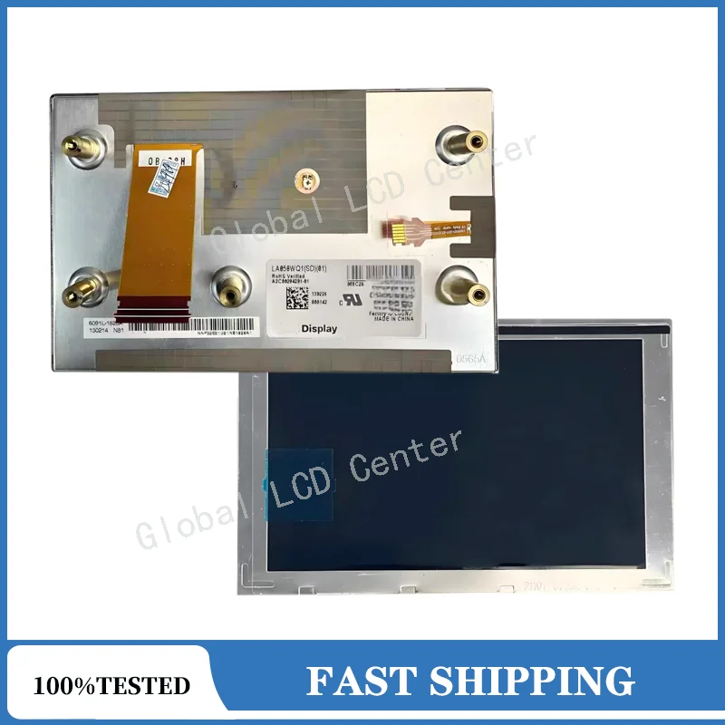 LA058WQ1(SD)(01) Оригинальный 5,8-дюймовый ЖК-дисплей LA058WQ1-SD01 для GPS-навигатора Mercedes A180 B200
LA058WQ1(SD)(01) Оригинальный 5,8-дюймовый ЖК-дисплей LA058WQ1-SD01 для GPS-навигатора Mercedes A180 B200