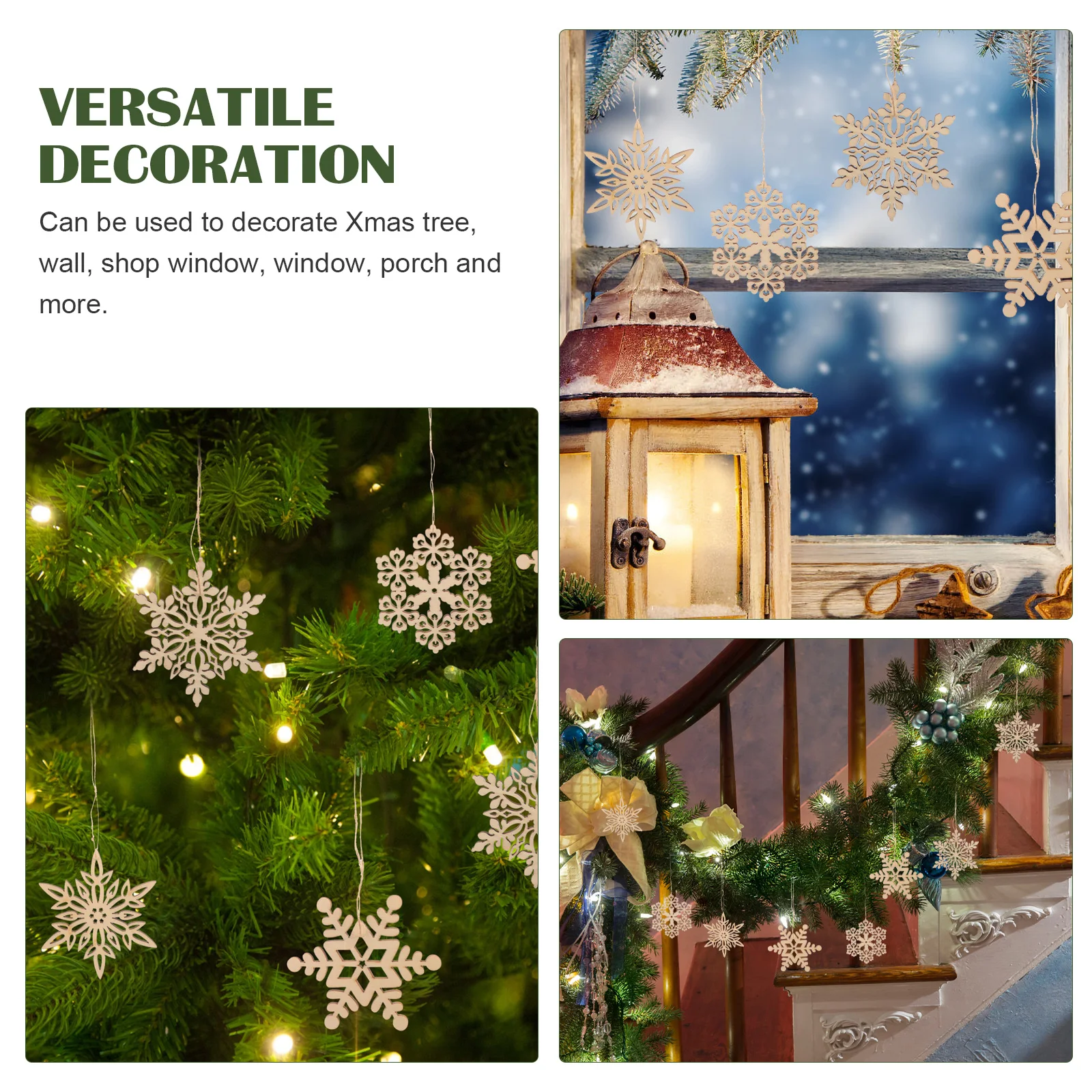 40 Pcs Wooden Snowflake Decoration Ornaments for Decorating Inflatable Decorations Drawing Pendant Craft Man Painting
40 Pcs Wooden Snowflake Decoration Ornaments for Decorating Inflatable Decorations Drawing Pendant Craft Man Painting