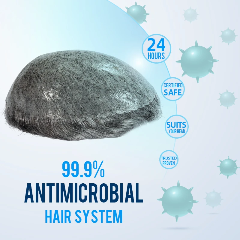 Men Toupee Wig With Knots Antimicrobial Indian Human Hair Wig Thin Skin Full PU 0.12cm Hair Prosthesis Skin Friendly Hair System
Men Toupee Wig With Knots Antimicrobial Indian Human Hair Wig Thin Skin Full PU 0.12cm Hair Prosthesis Skin Friendly Hair System