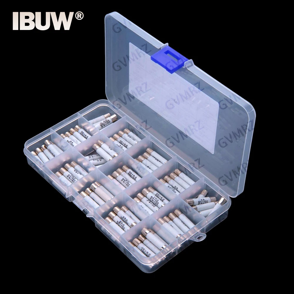 15Values 75PCS 0.5A-30A Glass Tube Fuse Fast-blow Kit 6X30MM 0.5A-30A 1A 2A 3A 4A 5A 16A 20A 25A 30A 6A 8A 10A 13A 15A
15Values 75PCS 0.5A-30A Glass Tube Fuse Fast-blow Kit 6X30MM 0.5A-30A 1A 2A 3A 4A 5A 16A 20A 25A 30A 6A 8A 10A 13A 15A