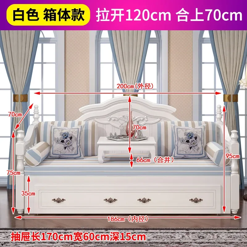 d3 Solid Wood Sofa Bed Pine Wood Push-Pull Folding Storage Bed Living Room Multi-Functional Bedroom Storage Extendable Bed
d3 Solid Wood Sofa Bed Pine Wood Push-Pull Folding Storage Bed Living Room Multi-Functional Bedroom Storage Extendable Bed