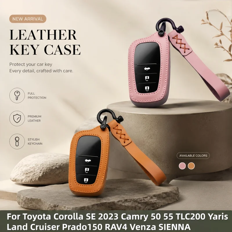 New Car Key Case Cover Shell For Toyota Corolla SE 2023 Camry 50 55 TLC200 Yaris Land Cruiser Prado150 RAV4 Venza SIENNA
New Car Key Case Cover Shell For Toyota Corolla SE 2023 Camry 50 55 TLC200 Yaris Land Cruiser Prado150 RAV4 Venza SIENNA