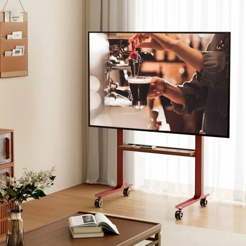 Scroll Display TV Floor Stand Mobile TV Cart with Wheels and Storage Rack
Scroll Display TV Floor Stand Mobile TV Cart with Wheels and Storage Rack