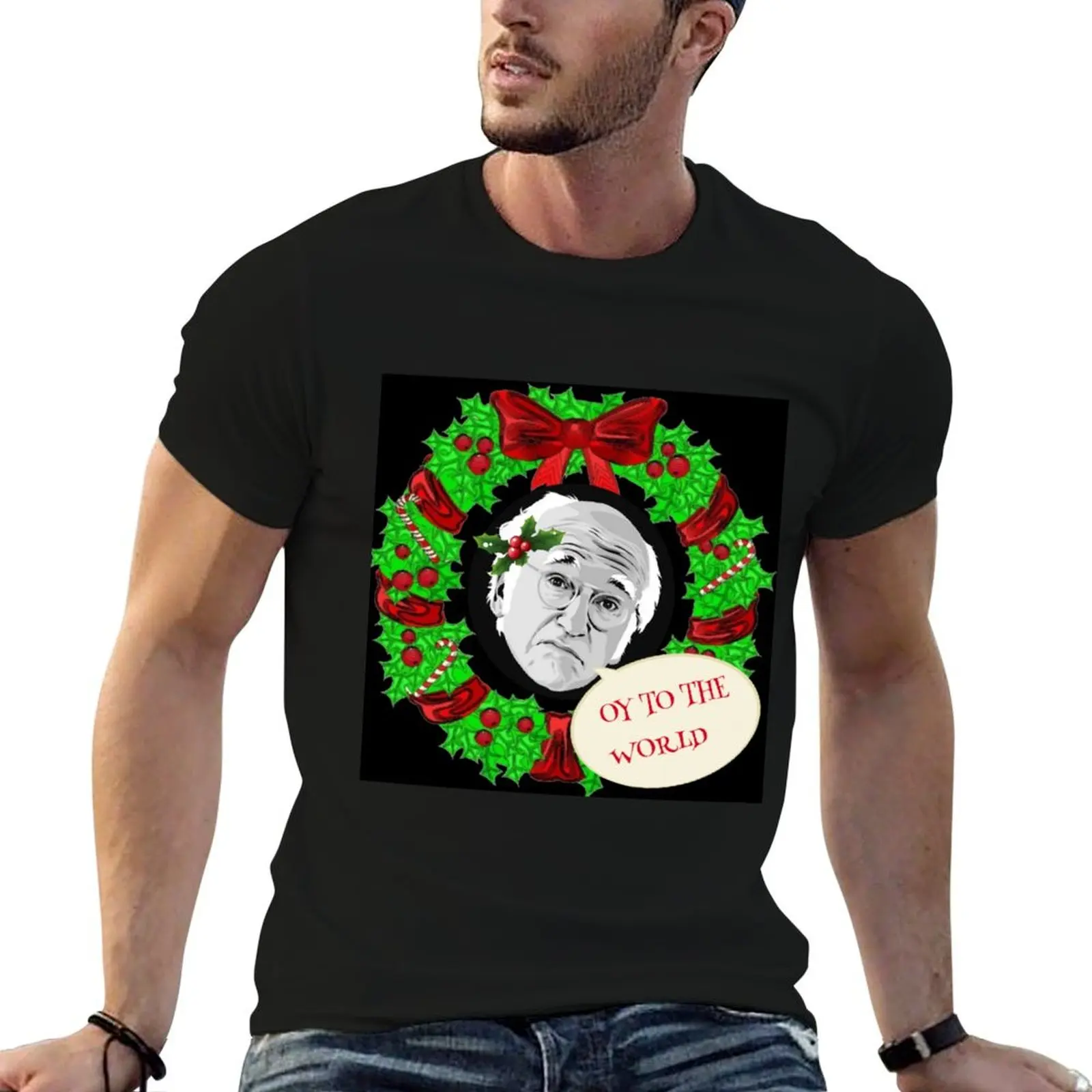 Curv your enthusiasm - Larry David Christmas wreath T-Shirt man graphic t shirt t shirts with prints T-Shirt
Curv your enthusiasm - Larry David Christmas wreath T-Shirt man graphic t shirt t shirts with prints T-Shirt