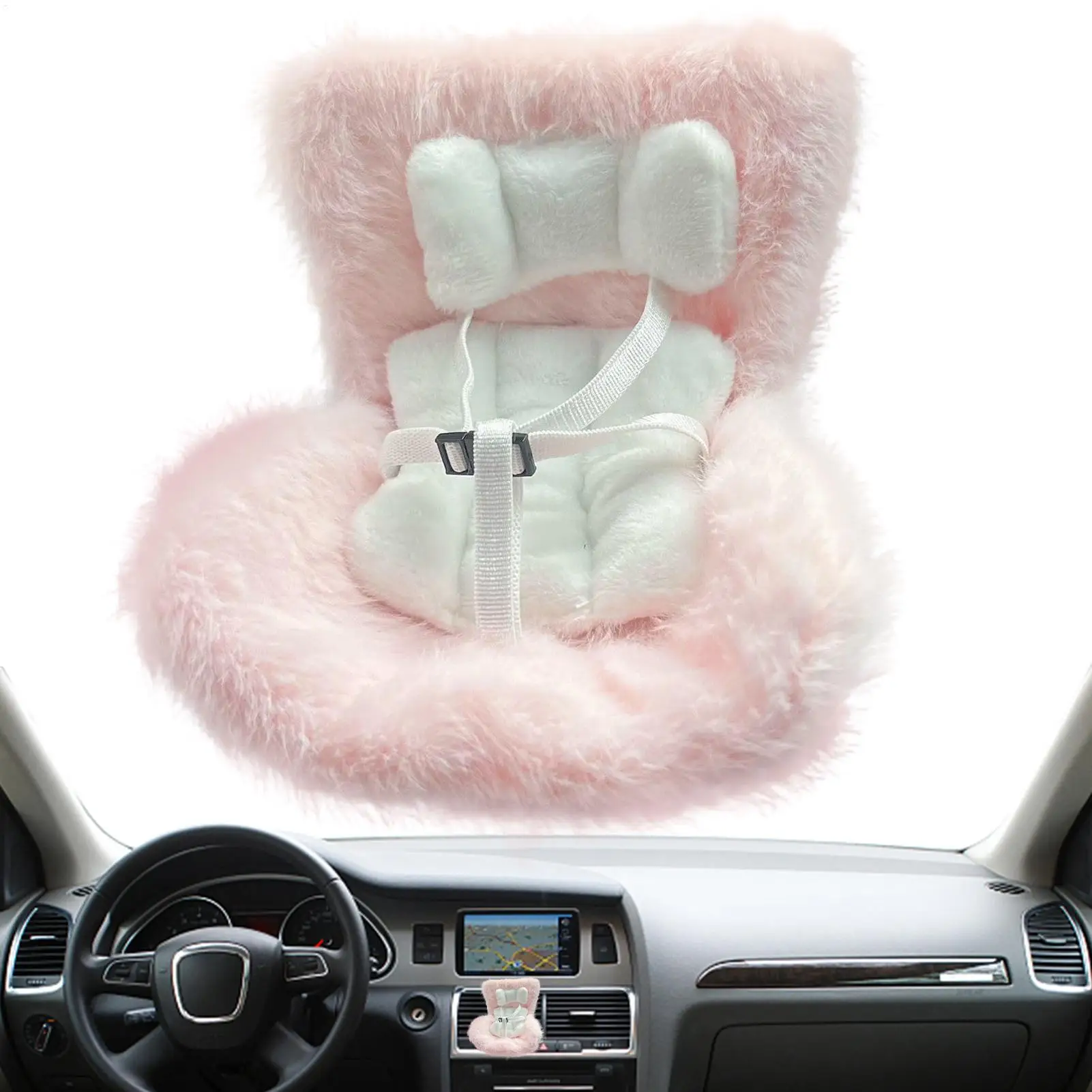 Doll Carseat 17cm Doll Seat With Clip Onto Car Air Vent Soft Cute Accessories Decoration Toys Ornament For Women Kids Girls
Doll Carseat 17cm Doll Seat With Clip Onto Car Air Vent Soft Cute Accessories Decoration Toys Ornament For Women Kids Girls