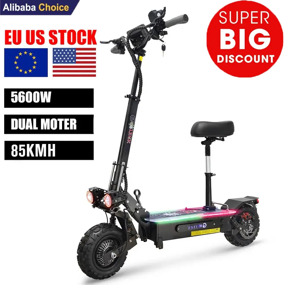 STLF Advanced Newest Factory Price Electro Scooter High Speed 80km/h 5600w Motor Off Road Foldable 11inch E Roller Mobility E-sc
STLF Advanced Newest Factory Price Electro Scooter High Speed 80km/h 5600w Motor Off Road Foldable 11inch E Roller Mobility E-sc