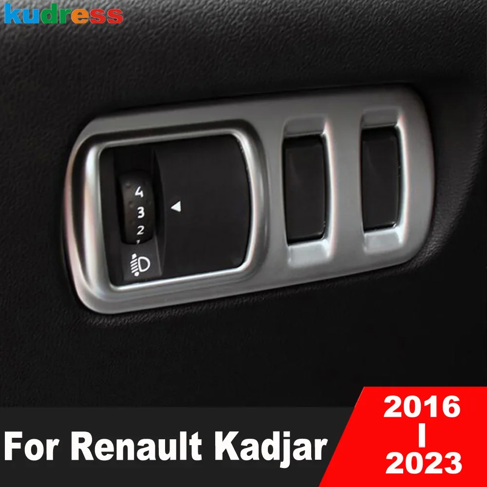 Для Renault Kadjar 2016-2019 2020 2021 2022 2023 матовый автомобильный фар, кнопка переключения лампы, крышка панели, отделка, аксессуары для интерьера
Для Renault Kadjar 2016-2019 2020 2021 2022 2023 матовый автомобильный фар, кнопка переключения лампы, крышка панели, отделка, аксессуары для интерьера