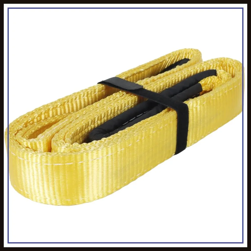 2" x 7' Heavy Duty Nylon Lifting Sling Straps, 6500 lbs Vertical, 5200 Choker, 13000 Basket for Hoisting Moving Rigging Towing
2" x 7' Heavy Duty Nylon Lifting Sling Straps, 6500 lbs Vertical, 5200 Choker, 13000 Basket for Hoisting Moving Rigging Towing