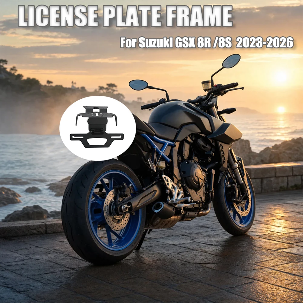 License Plate Holder Motorcycle Accessories Tail Tidy Mount Bracket Rear Fender Eliminator For Suzuki GSX-8R GSX-8S 2023-2026
License Plate Holder Motorcycle Accessories Tail Tidy Mount Bracket Rear Fender Eliminator For Suzuki GSX-8R GSX-8S 2023-2026