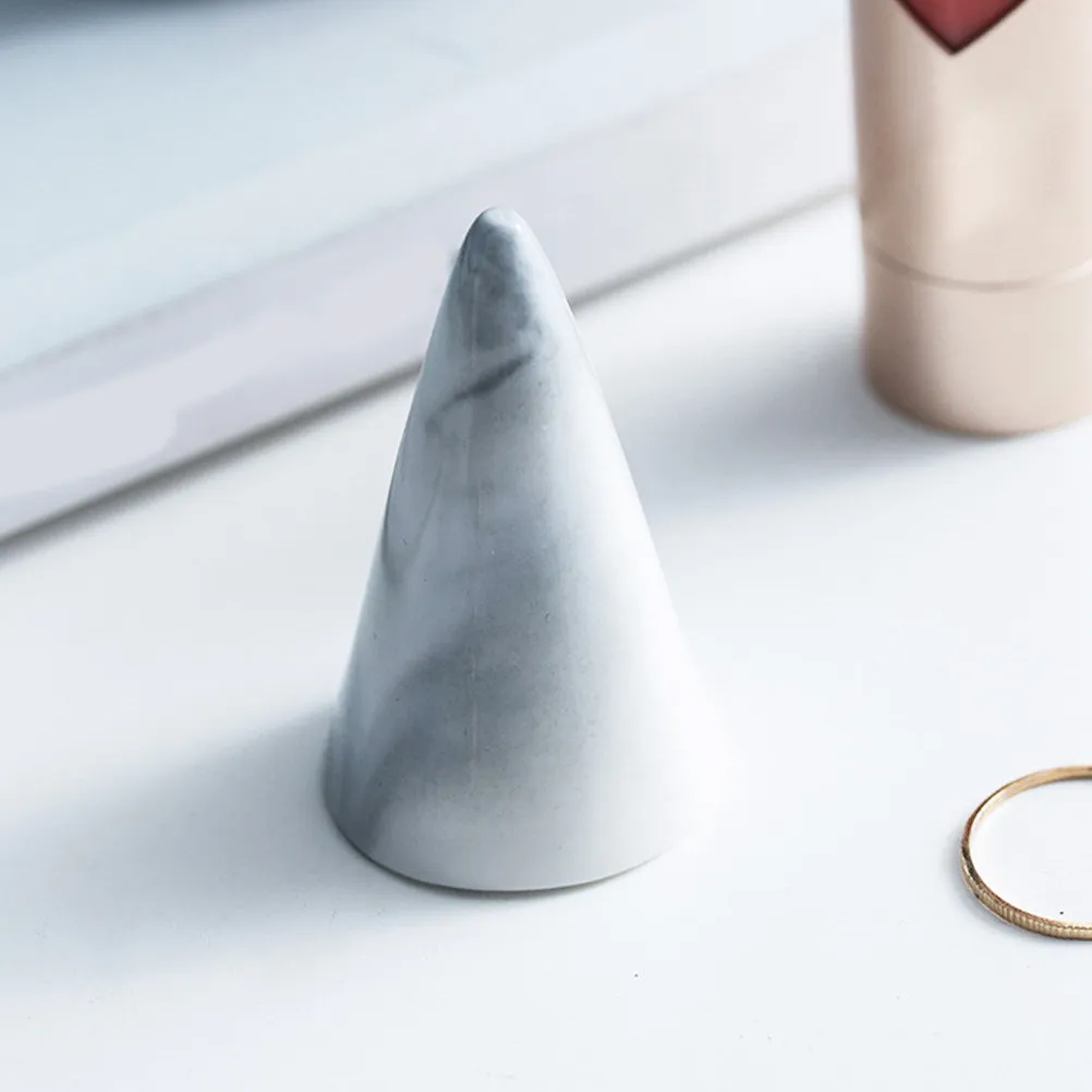3Pcs Ring Holders Jewelry Racks Ceramic Cone Shape Simple Stylish Trinket Organizers Jewelry Display Stand Home Decor
3Pcs Ring Holders Jewelry Racks Ceramic Cone Shape Simple Stylish Trinket Organizers Jewelry Display Stand Home Decor